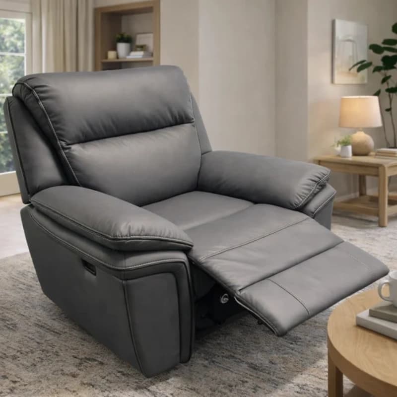 Single Recliner Sofas - Leatheraire Fabric