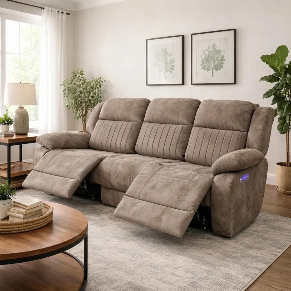 Three Seater Electric Recliner Sofa
