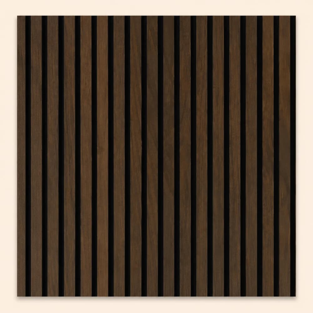 Premium Walnut Slat Acoustic Wall Panel 2.8m