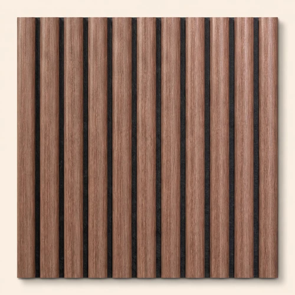 Walnut Fluted Wall Panel 2.4m