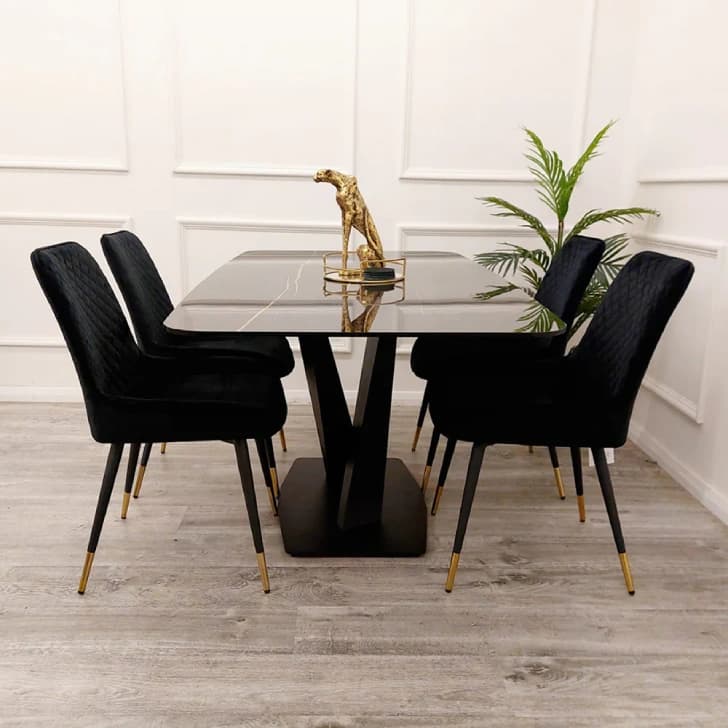 Sintered Stone Table - Black