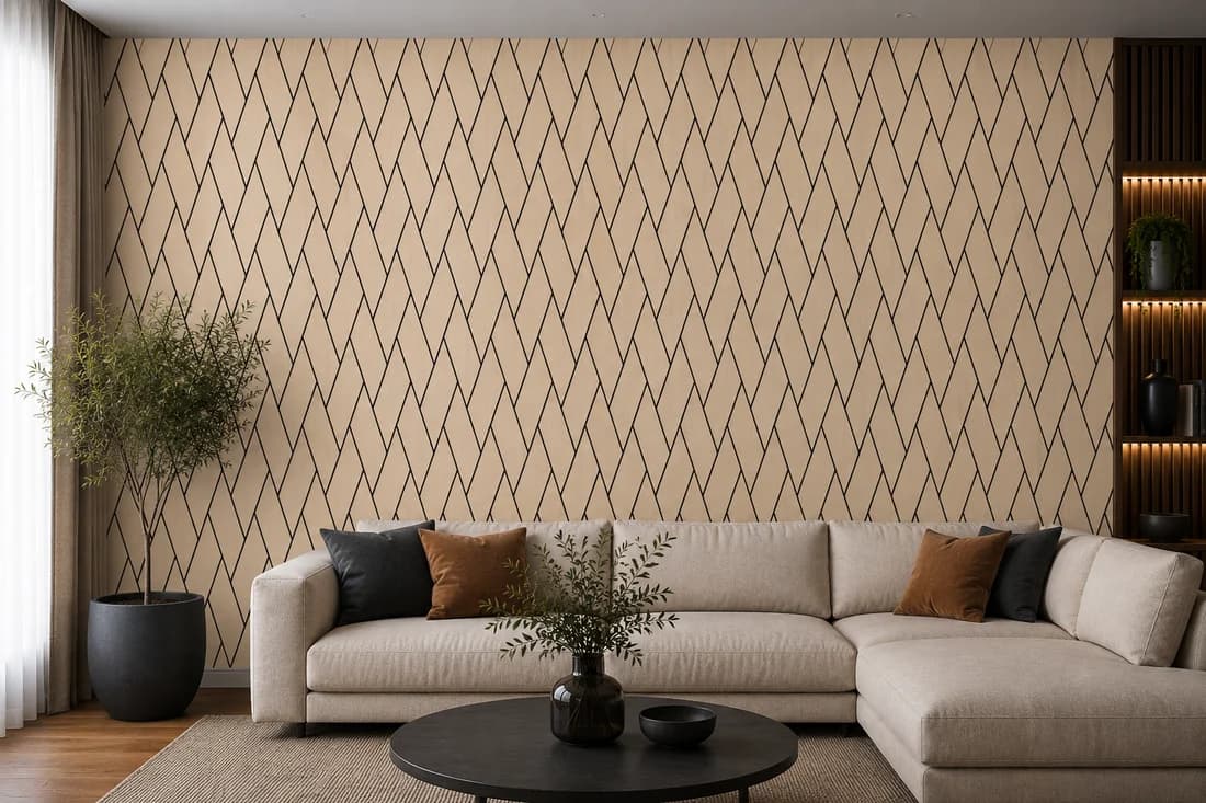 Shadow Oak Braided Acoustic Wall Panel