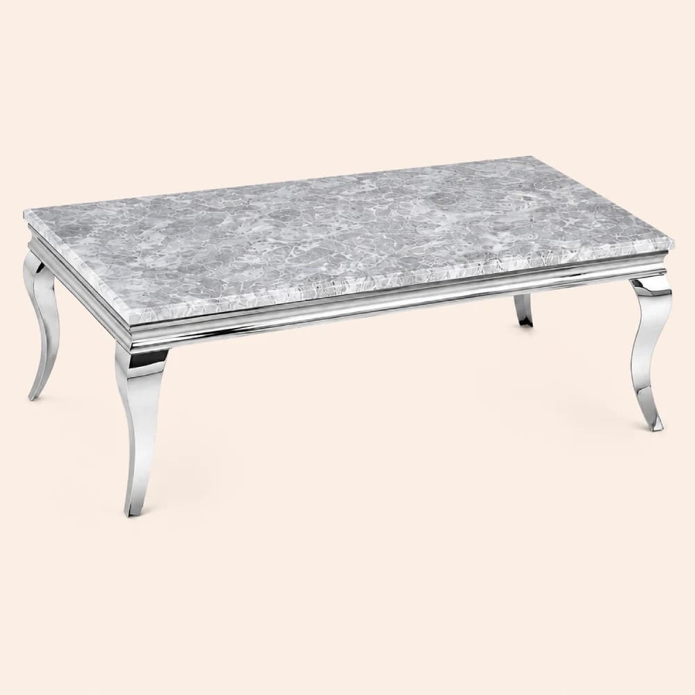 Chrome Marble Coffee Table