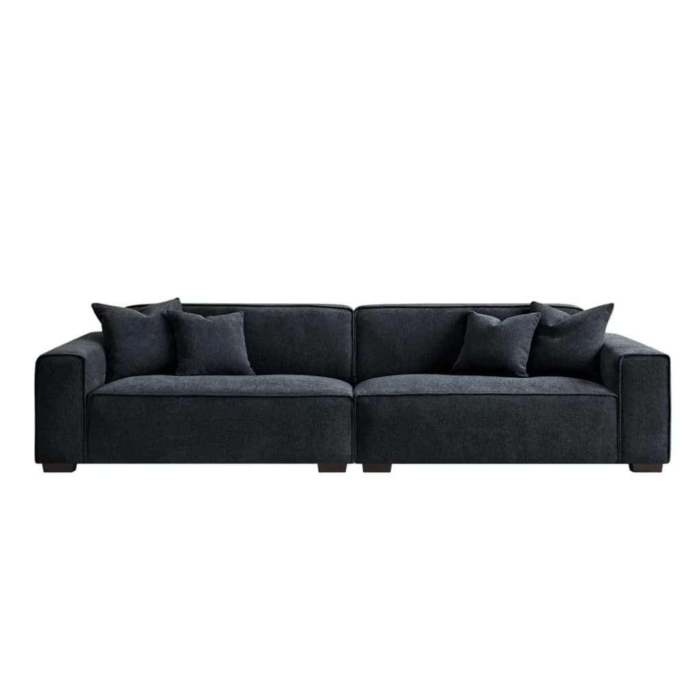 Small Boucle Sofa - Midnight