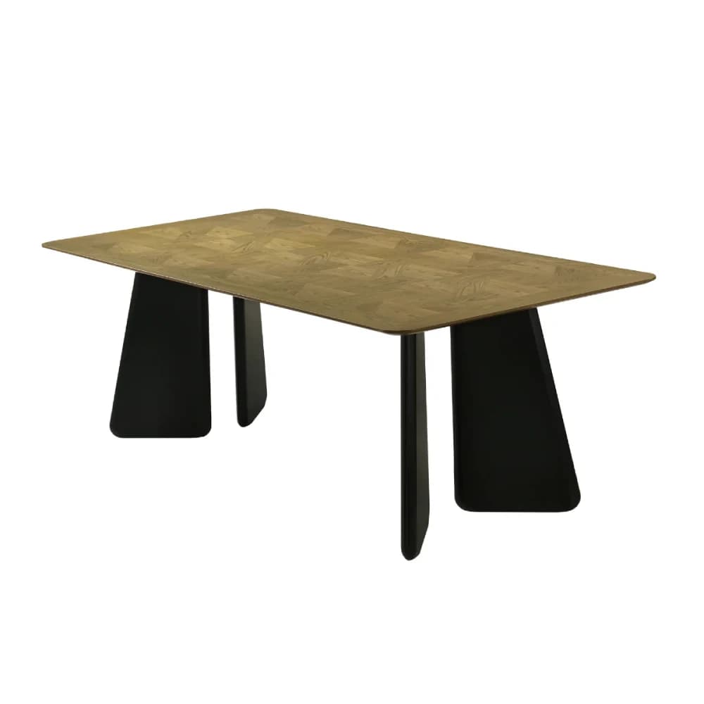 Natural Wood Dining Table - Walnut