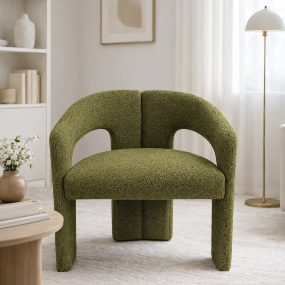 Dark Green Dining Armchair