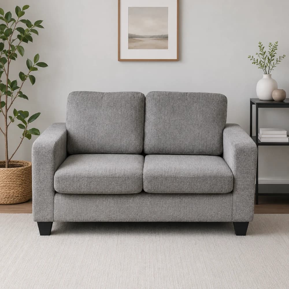 Grey  2 Seaters  Sofa - Bari