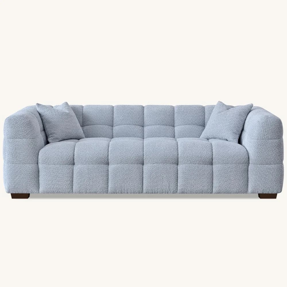 3 Seater Boucle Sofa - Pearl