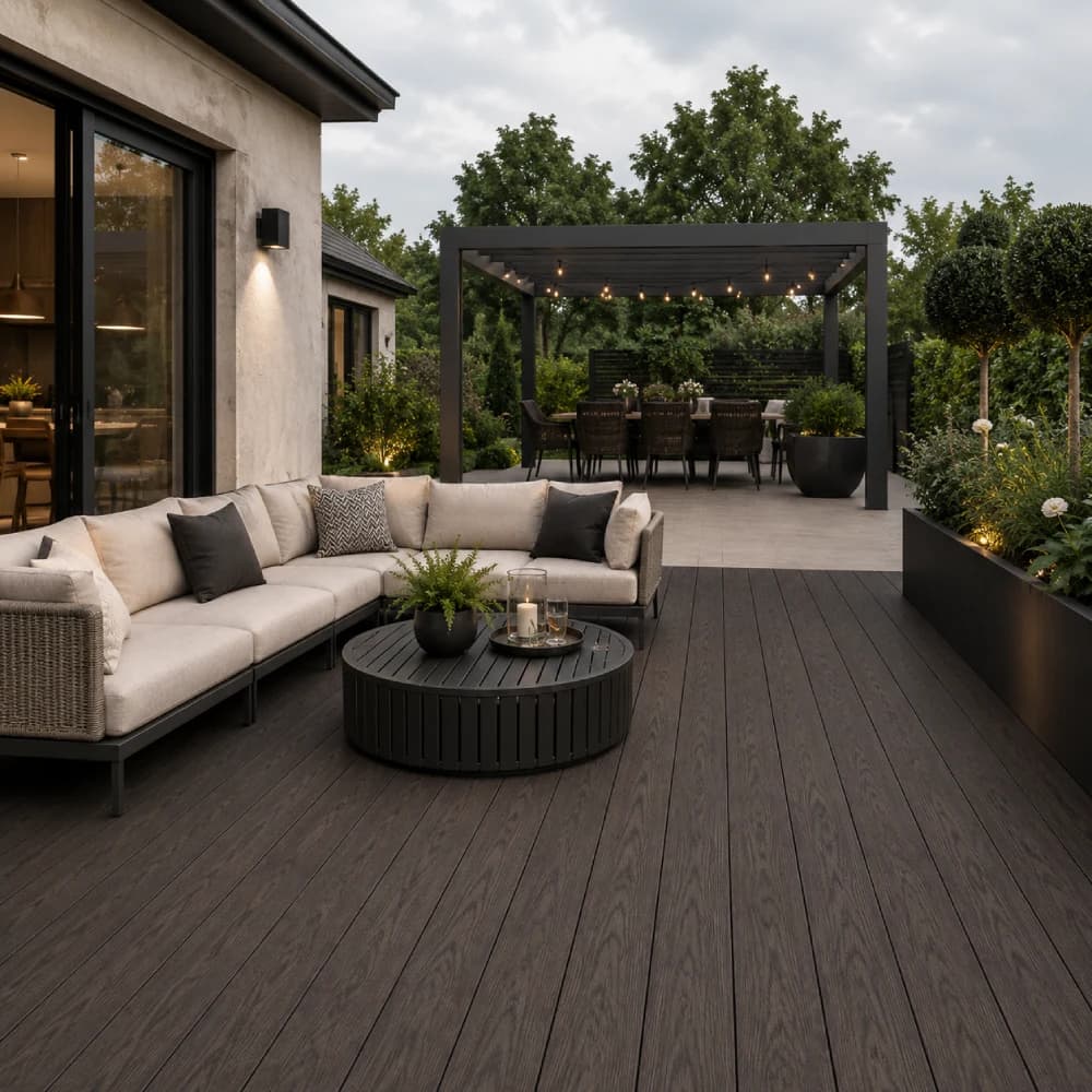 Black Composite Decking Board