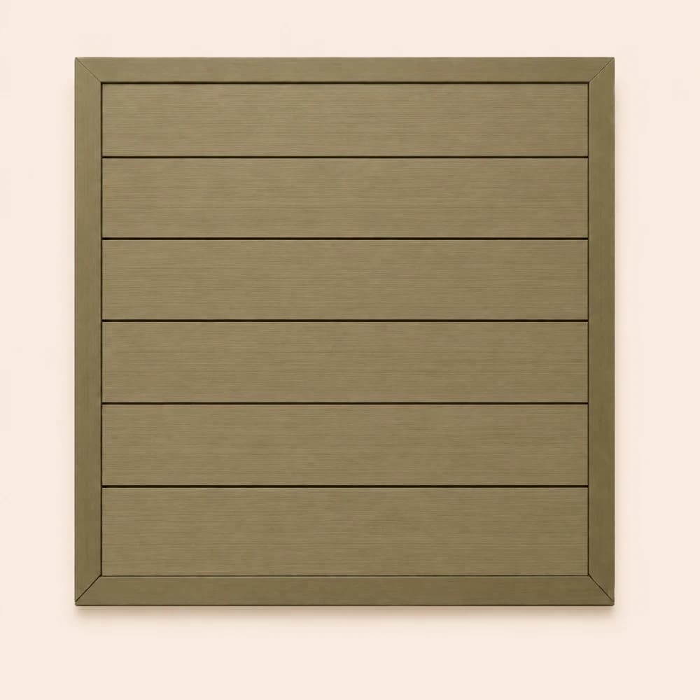 Khaki Composite Fence Panels
